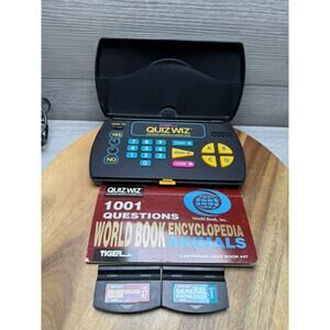 Vtg 1993 Tiger Electronics Quiz Wiz Hand Held Electronic Game Untested.